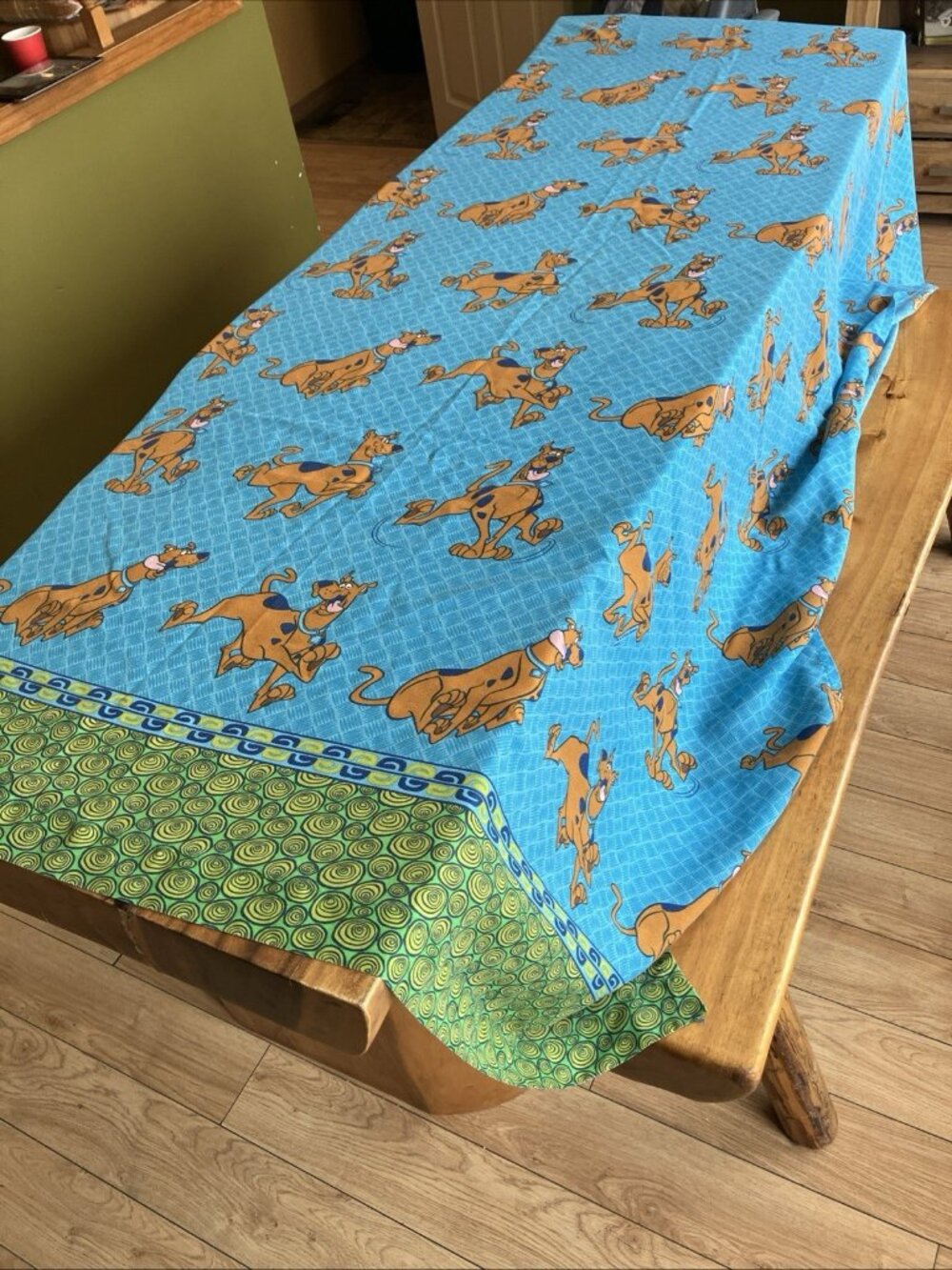 Vintage Dan River Scooby Doo Twin Flat Sheet Hanna Barbera